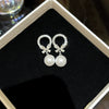Alloy Women's Sweet Animal Pattern Earrings Set With Pearls