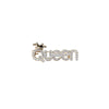 Alloy Women's Trendy Antiexposure Brooch With Letter And Flower Design Electroplated