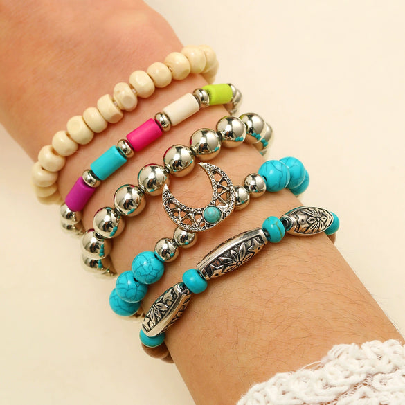 Alloy Wood Beads Beaded Accessories Retro Animal Style Unisex Bracelet