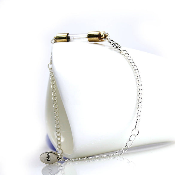 Alloy Woven Bracelet With Four Leaf Clover Dandelion Dried Flower Animals And Zodiac Pattern