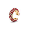 Alloy Zircon Electroplated Ctype Natural Style Earrings For Women