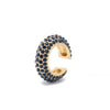 Alloy Zircon Electroplated Ctype Natural Style Earrings For Women