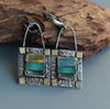 Alloy Zircon Geometric Retro Tribal Electroplating Women's Earrings