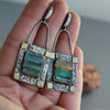 Alloy Zircon Geometric Retro Tribal Electroplating Women's Earrings
