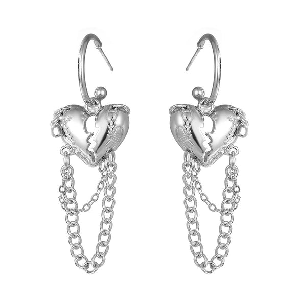 Alloy Zircon Geometric Star Tassel Women's Earrings Light Luxury Niche Ins Sweet Cool Highend