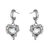 Alloy Zircon Geometric Star Tassel Women's Earrings Light Luxury Niche Ins Sweet Cool Highend