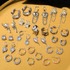 Alloy Zircon Geometric Star Tassel Women's Earrings Light Luxury Niche Ins Sweet Cool Highend
