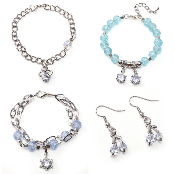 Alloy Zircon Jewelry Accessories With Square Pattern Love Key Butterfly Pendant For Diy Handmade Bracelet And Earrings