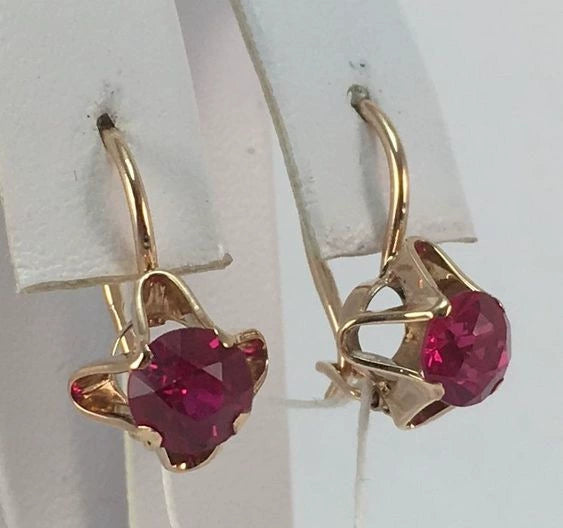 Alloy Zircon Star Flower Earrings With Multilayer Vintage Design And Electroplated Finish