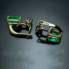 Alloy Zircon Star Flower Earrings With Multilayer Vintage Design And Electroplated Finish