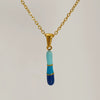 Alphabet 316L Stainless Steel Oil Drop Pendant Necklace Accessories For Women