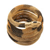 Alternative Stylish Exaggerated Punk Style Alloy Snakeshaped Animal Print Electroplated Unisex Bracelet Necklace