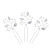 Ancient Style Pearl Drop Shape U Shaped Hair Pin Bridal Updo Headdress Wedding Hair Accessory For Women