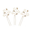 Ancient Style Pearl Drop Shape U Shaped Hair Pin Bridal Updo Headdress Wedding Hair Accessory For Women