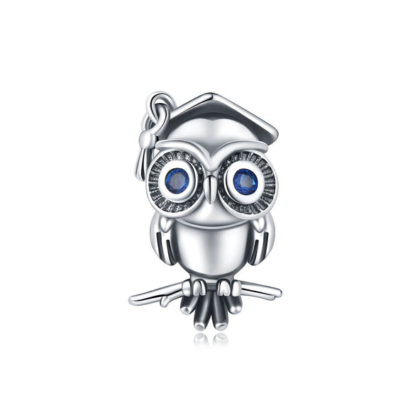 Animal Charm Hanging Bead Jewelry With Bracelet Piece White Copper Silver Plated Dripping Oil