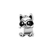 Animal Charm Hanging Bead Jewelry With Bracelet Piece White Copper Silver Plated Dripping Oil