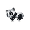 Animal Charm Hanging Bead Jewelry With Bracelet Piece White Copper Silver Plated Dripping Oil