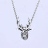 Animal Shape Geometric Stainless Steel Pendant Necklace With Polishing Treatment
