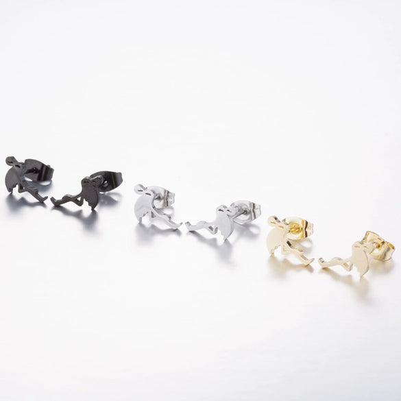 Animal Stainless Steel Electroplated Earrings