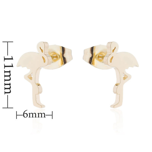 Animal Stainless Steel Electroplated Earrings