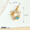 Animal Style Copper Electroplated Sea Life Pendant Necklace Bracelet Earrings Accessories