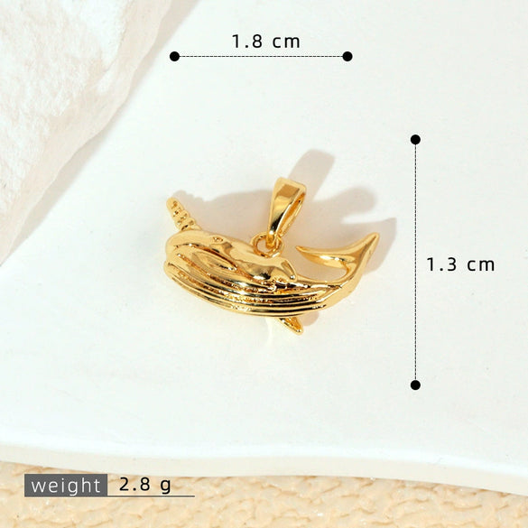 Animal Style Copper Electroplated Sea Life Pendant Necklace Bracelet Earrings Accessories