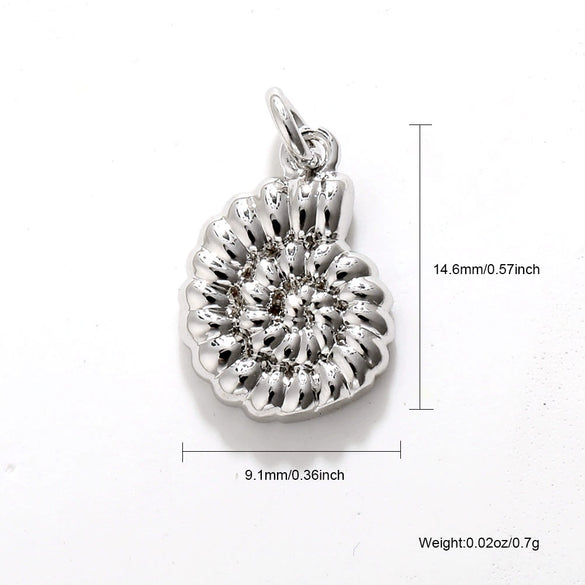 Animal Style Copper Platinum Plated Starfish Conch Love Jewelry Accessories Pendant With Zircon Eyes Turtle Wings Earrings Necklace Pendant