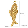 Animal Style Stainless Steel Ocean Element Pendant Necklace And Bracelet Accessories With Electroplating Process