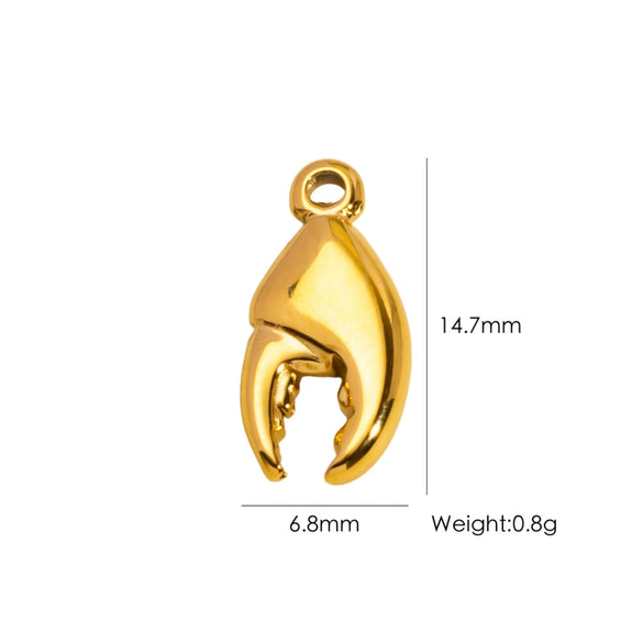 Animal Style Stainless Steel Ocean Element Pendant Necklace And Bracelet Accessories With Electroplating Process