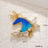 Animal Zodiac Star Pattern Zircon Inlaid Copper Bracelet Pendant Accessories With Colorpreserving And Oildropping Technology