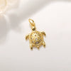 Animal Zodiac Star Pattern Zircon Inlaid Copper Bracelet Pendant Accessories With Colorpreserving And Oildropping Technology