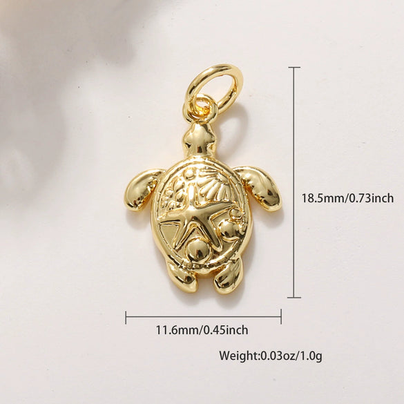 Animal Zodiac Star Pattern Zircon Inlaid Copper Bracelet Pendant Accessories With Colorpreserving And Oildropping Technology