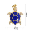 Animal Zodiac Star Pattern Zircon Inlaid Copper Bracelet Pendant Accessories With Colorpreserving And Oildropping Technology