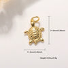 Animal Zodiac Star Pattern Zircon Inlaid Copper Bracelet Pendant Accessories With Colorpreserving And Oildropping Technology