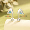 Animal Zodiac Style Metal Electroplated Kitten Ear Titanium Steel Ear Bone Nail Women's Earrings