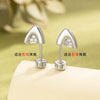 Animal Zodiac Style Metal Electroplated Kitten Ear Titanium Steel Ear Bone Nail Women's Earrings