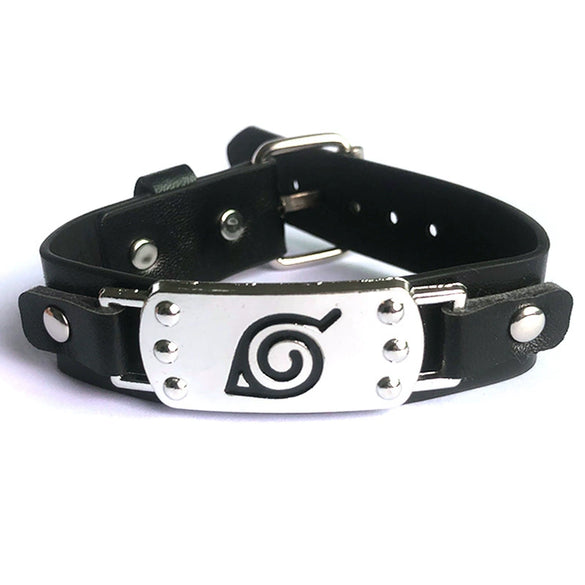Anime Peripheral Bracelet Artificial Leather Death Logo Punk Style