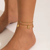 Anklet Alloy Imitation Pearl Star Butterfly Dolphin Animal Zodiac Design For Women