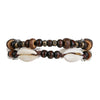 Anklet Wooden Beads Coconut Shell Shell Geometric Style Braided Adjustable For Men