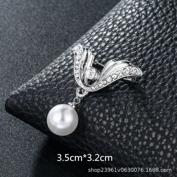 Antilight Brooch Women's Accessories Made Of Wire Cloth For Neck And Clothes Fixing