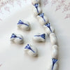 Antique Blue And White Porcelain Beads Handmade Earrings Accessories