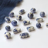 Antique Blue And White Porcelain Beads Handmade Earrings Accessories