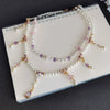 Antique Style Alloy Pearl Tassel Hair Wreath Necklace Inspired Simple Versatile Fairy Hair Accessory