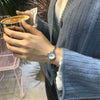 Antique Style Gold Women's Watch With Round Dial Alloy Case And Strap Stainless Steel Clasp