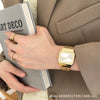 Antique Style Metal Square Women's Secondhand Small Fragrant Steel Band Watch