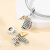 Architectural Series Jewelry Copper Silverplated With Dripping Oil Treatment