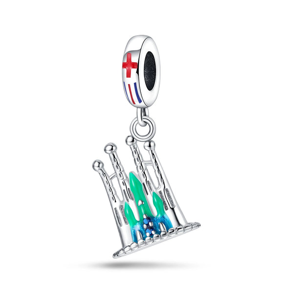 Architectural Series Jewelry Copper Silverplated With Dripping Oil Treatment