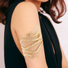 Arm Ring Bracelet Iron Snakeshaped Geometric Electroplated