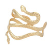 Arm Ring Bracelet Iron Snakeshaped Geometric Electroplated