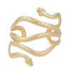 Arm Ring Bracelet Iron Snakeshaped Geometric Electroplated